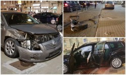 Accident violent vineri nopatea la Km o al Aradului