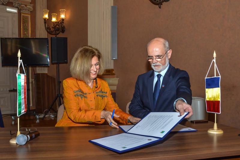 Municipiul Arad şi Sectorul XII – Hegyvidék din Budapesta au semnat programul de colaborare din acest an