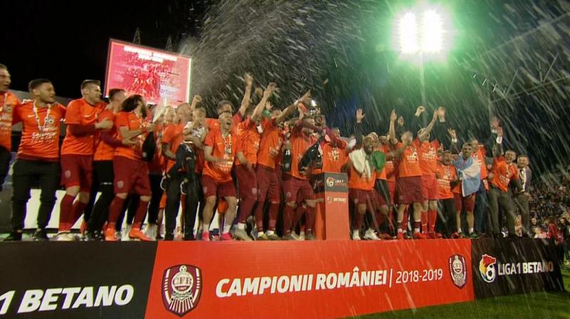 Țucudean, la al patrulea titlu de campion! CFR Cluj a cucerit din nou Liga I

