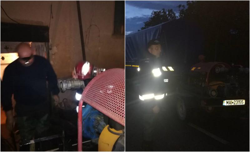 Pompierii au evacuat apa din cele 50 de gospodării inundate în Bârzava!