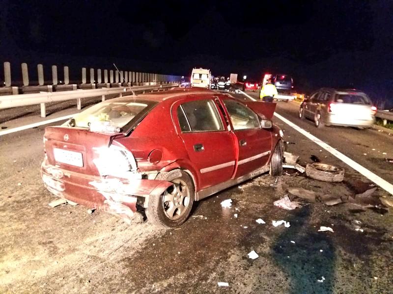 GRAV accident de circulație miercuri noaptea pe A1