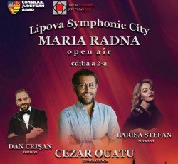 Cezar Ouatu cântă la Lipova Symphonic City

