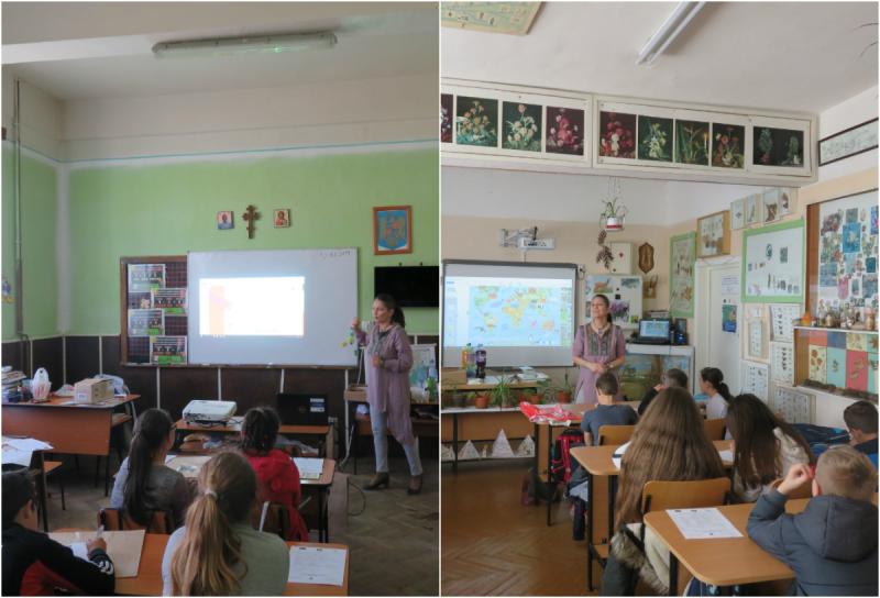 Sesiuni de prezentare în școli privind ariile naturale protejate Comloșu Mare, Pădurea Paniova și Pajiștea Cenad


