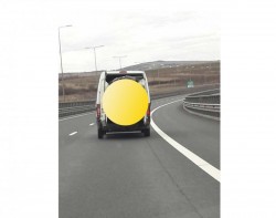 Bizonul zilei: cel mai econom mod de a transporta un autoturism! S-a întâmplat pe autostrada A1