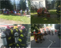 Pompierii au intervenit la Spitalul Municipal pentru un exercițiu de simulare cutremur urmat de incendiu