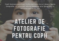 Atelier de fotografie pentru copii la Biblioteca Estivală
