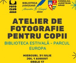 Atelier de fotografie pentru copii cu Asociaţia Foto Club Arad și alte cursuri de fotografie 