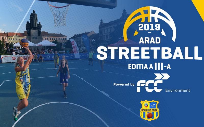 A III-A Ediție ARAD STREETBALL 2019 începe sâmbătă, 31 august