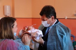 Președintele Consiliului Județean Arad, pe șantierul secției de Neonatologie