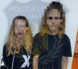 Caz șocant în centrul Aradului! Două fetițe bete la 4 dimineața