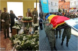 Zsolt Torok a fost înmormântat cu onoruri militare la Cimitirul Eternitatea