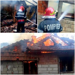 Necaz mare într-o familie din satul Rostoci: Casa lor a luat FOC