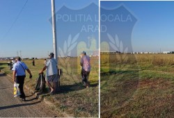 Muncă în folosul comunității pentru cerșetorii și vagabonzii din Arad
