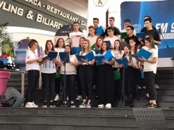 Elevii Corului ”Eutherpe” a Colegiului de Arte ”Sabin Drăgoi”  din Arad au participat la Festivalul Internațional ”George Enescu” 