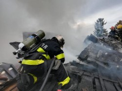 O casă din Cartierul Verde a luat FOC