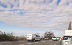 GRAV accident rutier la intrarea în Timișoara. Un bărbat  transportat la spital în stare gravă, inconștient