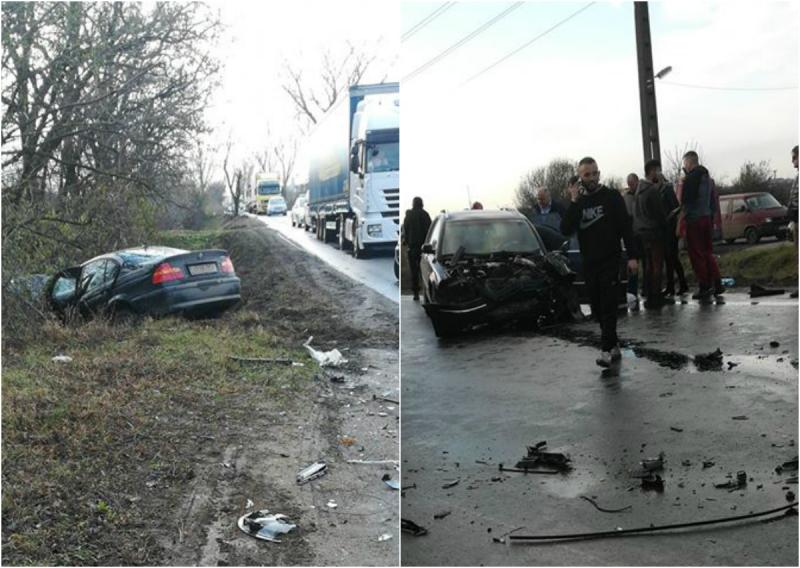 Grav accident la ieșire din Arad cu două victime dintre care una încarcerată