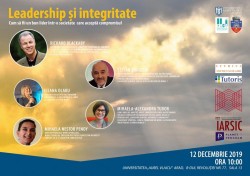 „Leadership si integritate” - Conferință cu speakeri cunoscuți la UAV Arad