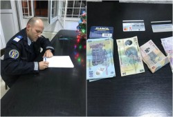 Zi norocoasă pentru un arădean căruia i s-a înapoiat borseta plină cu bani și carduri bancare