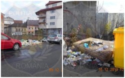 Operatorul de salubritate din municipiul Arad, amendat de Poliţia Locală 