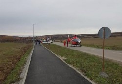Grav accident pe un drum județean din Arad! Intervine elicopterul SMURD