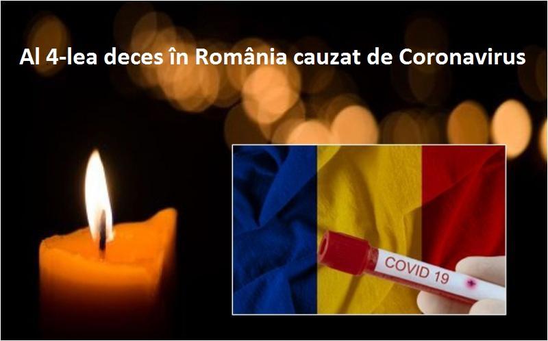 România înregistrează al patrulea deces cauzat de COVID 19!