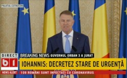 Preşedintele Iohannis a anunțat principalele măsuri aduse de Starea de Urgență