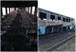 Un tren Regio a luat foc între localitățile Sântana și Zimand