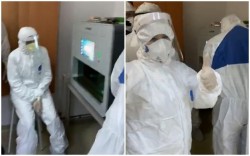 News Alert! Aparatul pentru teste coronavirus pus în funcție după 23 de ore de la sosire în Arad și s-au făcut prmele teste!