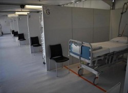 Se amenajează un spital mobil la Expo Arad 