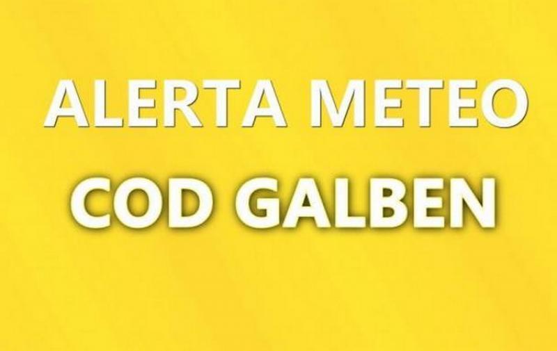 ALERTĂ METEO – Aradul sub Cod GALBEN de vijelii cu grindină