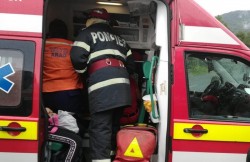 Accident cu victimă încarcerată la Cruceni