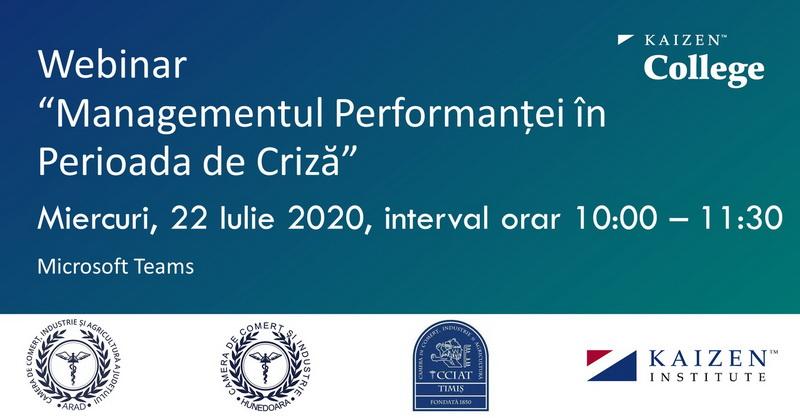 Managementul Performanței în Perioada de Criză