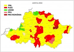 Rezultate Alegeri Locale: PNL câştigă în 55 de primării în judeţ