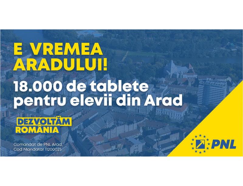 PNL votează pentru 18 000 de tablete destinate elevilor (P)