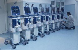 Cele zece ventilatoare trimise la Arad de Ministerul Sănătătii,  - instalate și funcţionale pe secțiile ATI