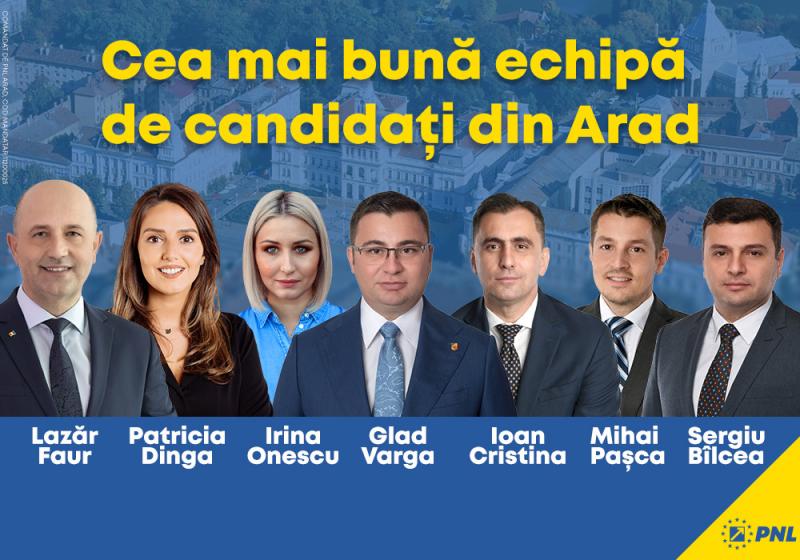 Ce alegem duminică, tineri sau experimentați? PNL vine cu cea mai bună echipă din Arad la parlamentare(P)