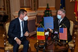 Primarul Călin Bibarț s-a întâlnit la Arad cu Ambasadorul SUA în România