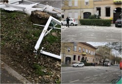Explozie la o casă particulară de pe strada Mărăşeşti