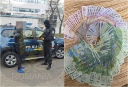 Banii obţinuţi din cerşetorie, conficaţi de Poliţia Locală