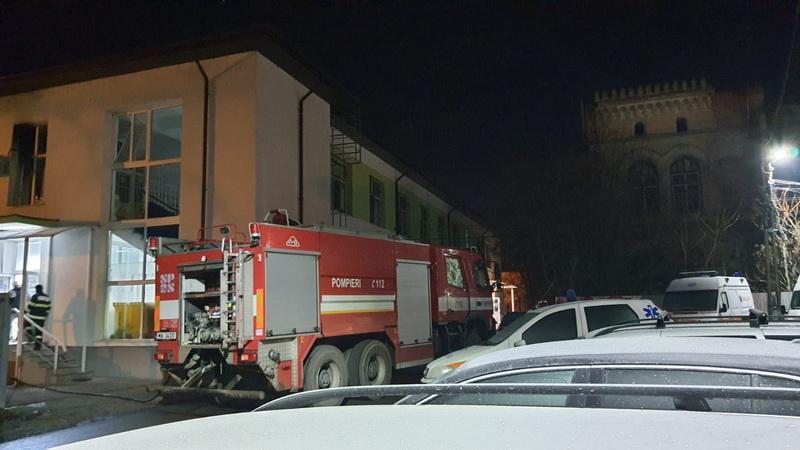 Încă un incendiu puternic la un spital din România!
