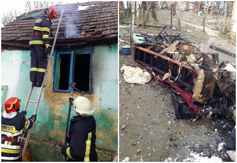 O femeie singură de 90 de ani, decedată într-un incendiu în propia casă din Păuliș