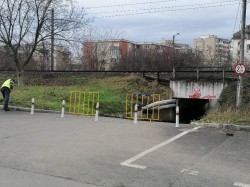 Pasaj din zona Micălaca transformat în “pietonal” pentru o perioadă de 6 luni