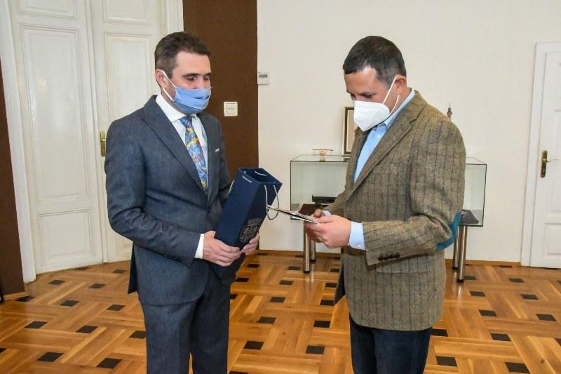 Consulul onorific al Austriei în vizita la Arad