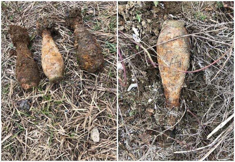 S-au găsit 3 bombe în albia Canalului Morilor din Mocrea
