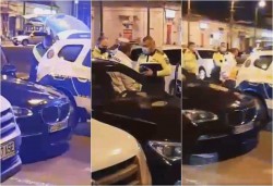 Rupt de beat la volan, luat pe sus de polişti luni seara în sensul giratoriu de la “Boul Roşu”