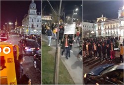 Aradul pus pe harta protestelor anti-restricţie de duminică seara de sutele de oameni care au mărşăluit pe străzile oraşului