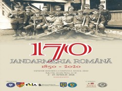 Expoziția „Jandarmeria Română 1850 - 2020” a Muzeului Național de Istorie a României la Sala ”Clio” a Complexului Muzeal Arad
