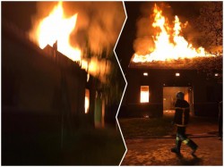 Cu doar o oră înainte de Înviere, incendiu violent la o casă din Nădlac. Vezi galerie foto