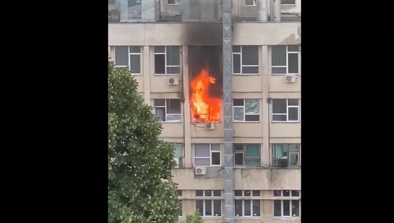 Un alt spital din România a luat foc. Incendiu la Spitalul pentru Copii ”Sfânta Maria” din Iași. S-a instituit cod roșu de intervenție